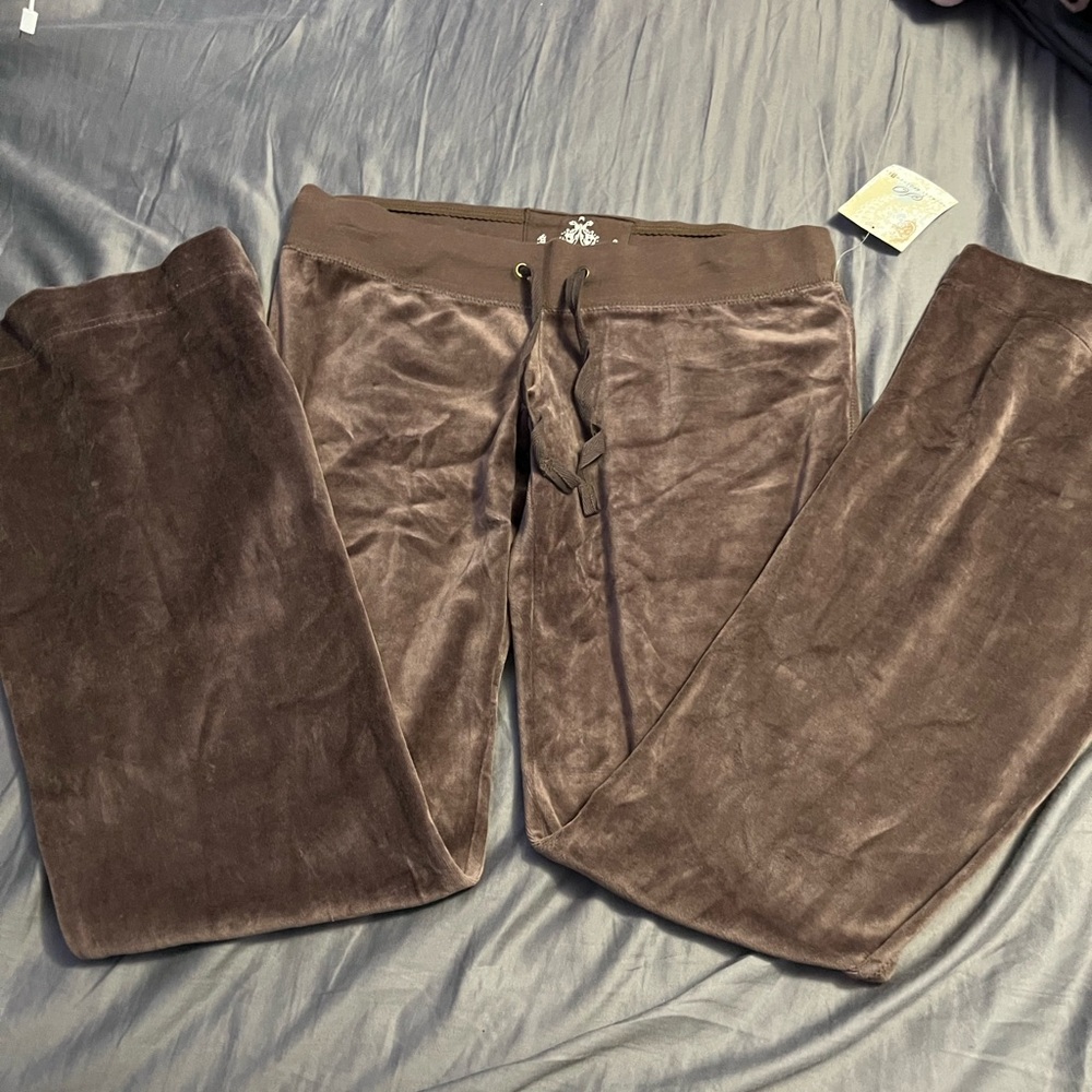 Brown Velour Pants